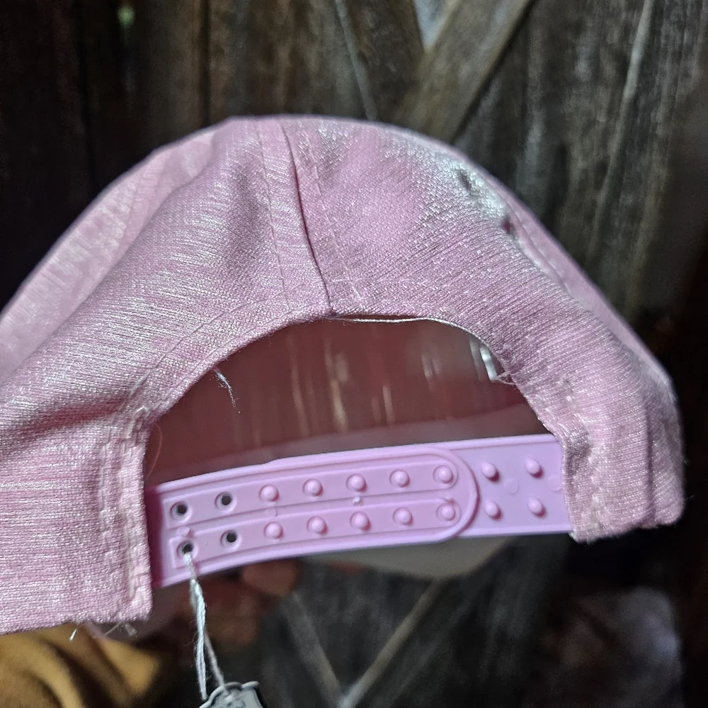 NWT Pink Rhinestone Trucker Baseball Cap